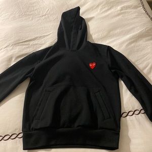 COMME de Garçons black men’s hoodie size medium